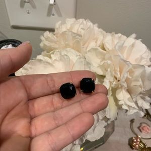 Black Kate Spade Gumdrop Earrings
